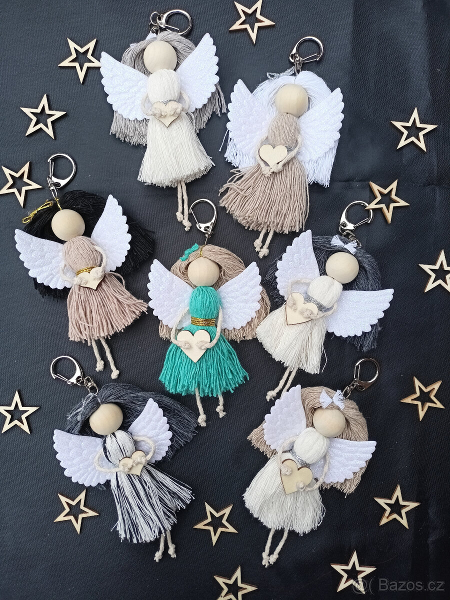 Klíčenka Andělka - nová - 2