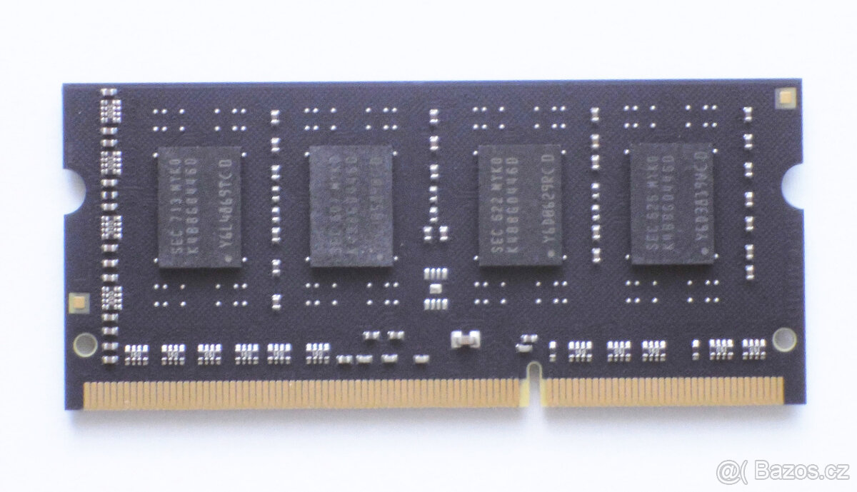 8GB DDR3L-1600 SODIMM Samsung nové zapečetěné memtest OK - 2
