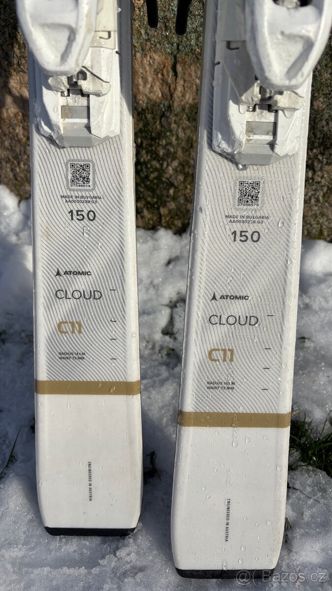 Dámské lyže Atomic Cloud C11 150cm, krásný stav - 2
