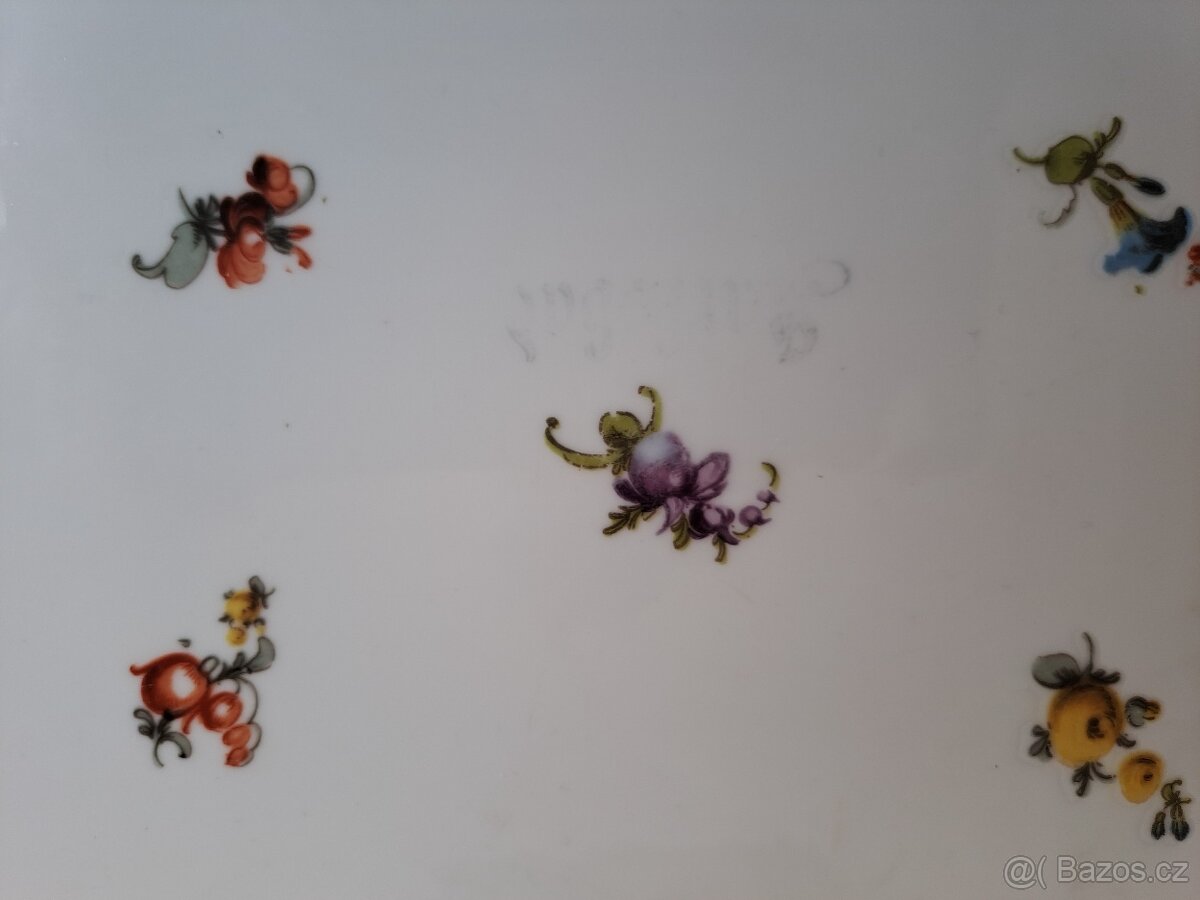 starý porcelánový tác MZ Altrohlau CMR Czechoslovakia - 2