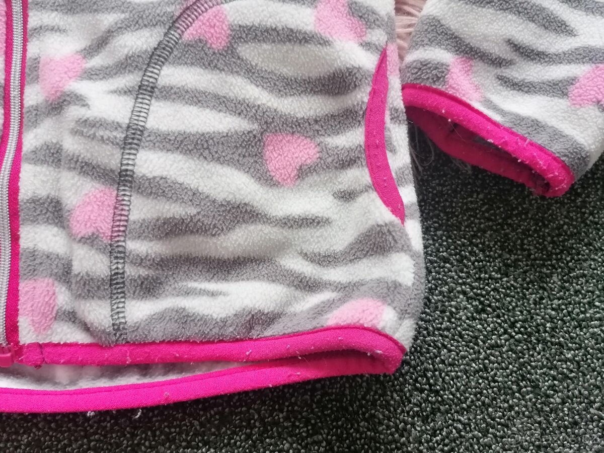 Krásná dívčí mikina z fleece - 2