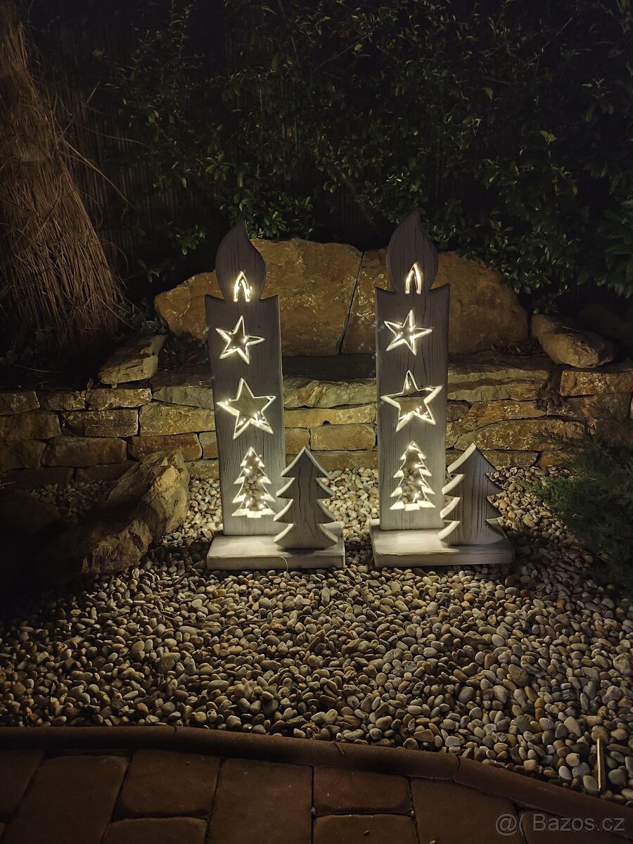 Vánoční dekorace, svíce - 2