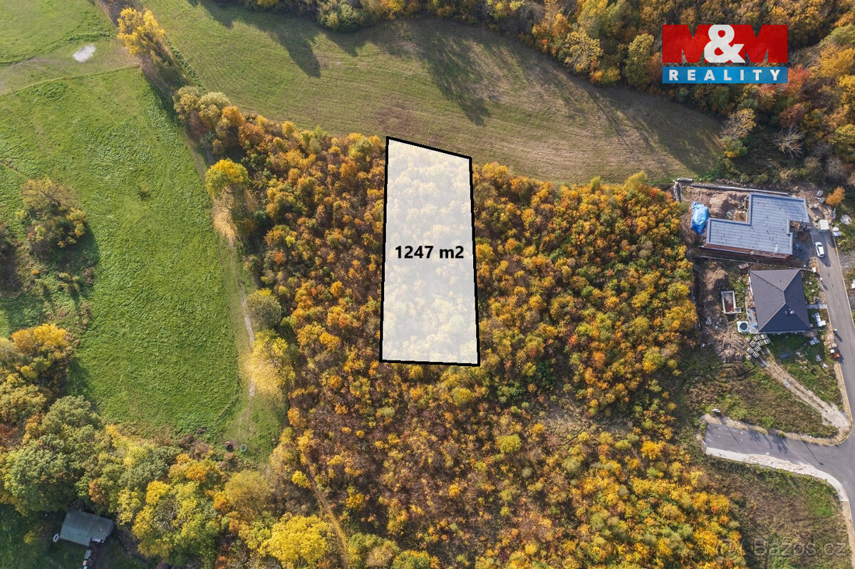 Prodej pozemku k bydlení, 1247 m², Dubí - 2