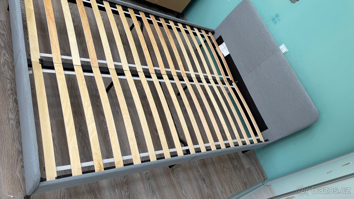 Postel 140 Ikea Slattum světle šedá - 2