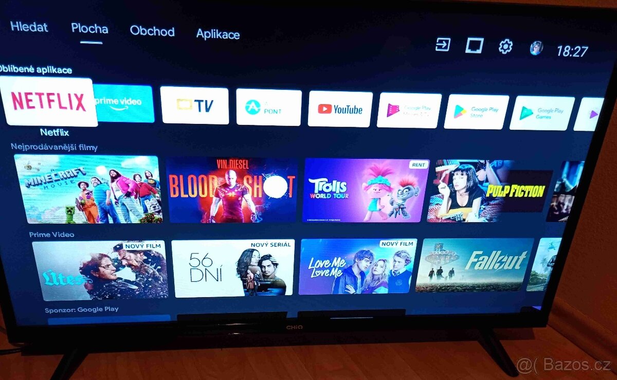 Android smart TV zn-CHIQ 32" - záruka do 13.12.2026 - 2