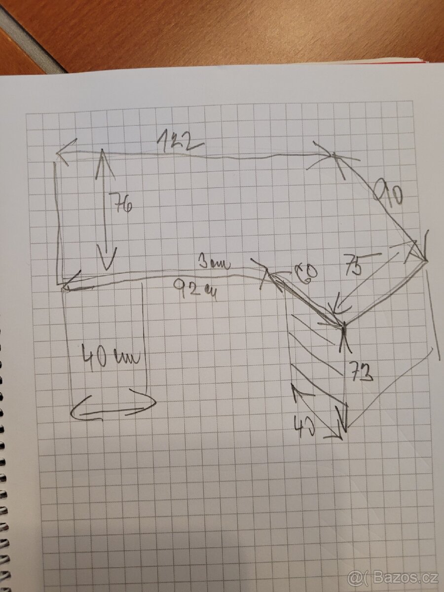 Psací stůl se 2 kontejnery - 2