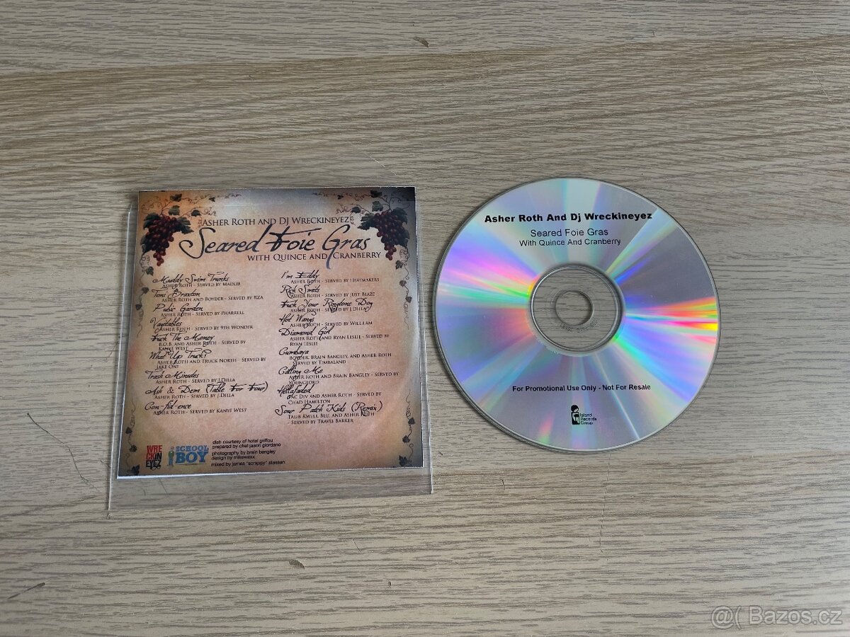 CD Asher Roth - Seared Foie Gras with Quince and Cranberry - 2