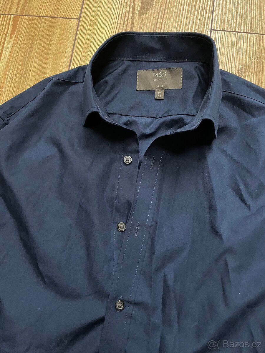 Pánská slim košile Marks and Spencer vel. 38/M - 2