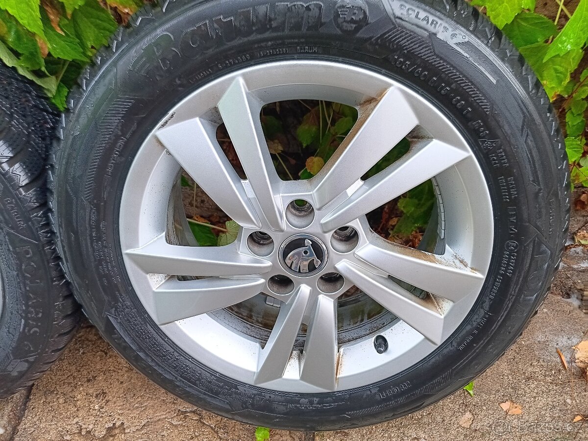 ALU kola zimní 185/60 R15 na ŠKODA Fabia3, Rapid - 2