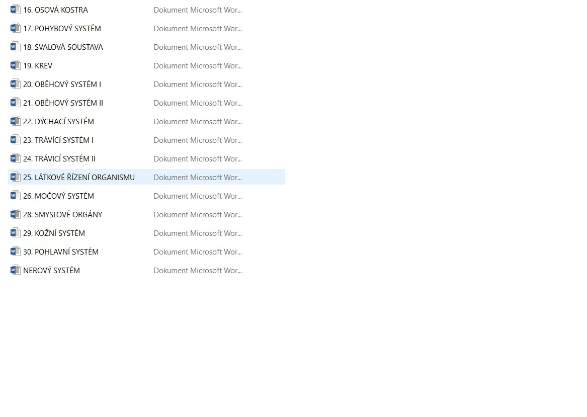 Maturitní otázky biologie - 2