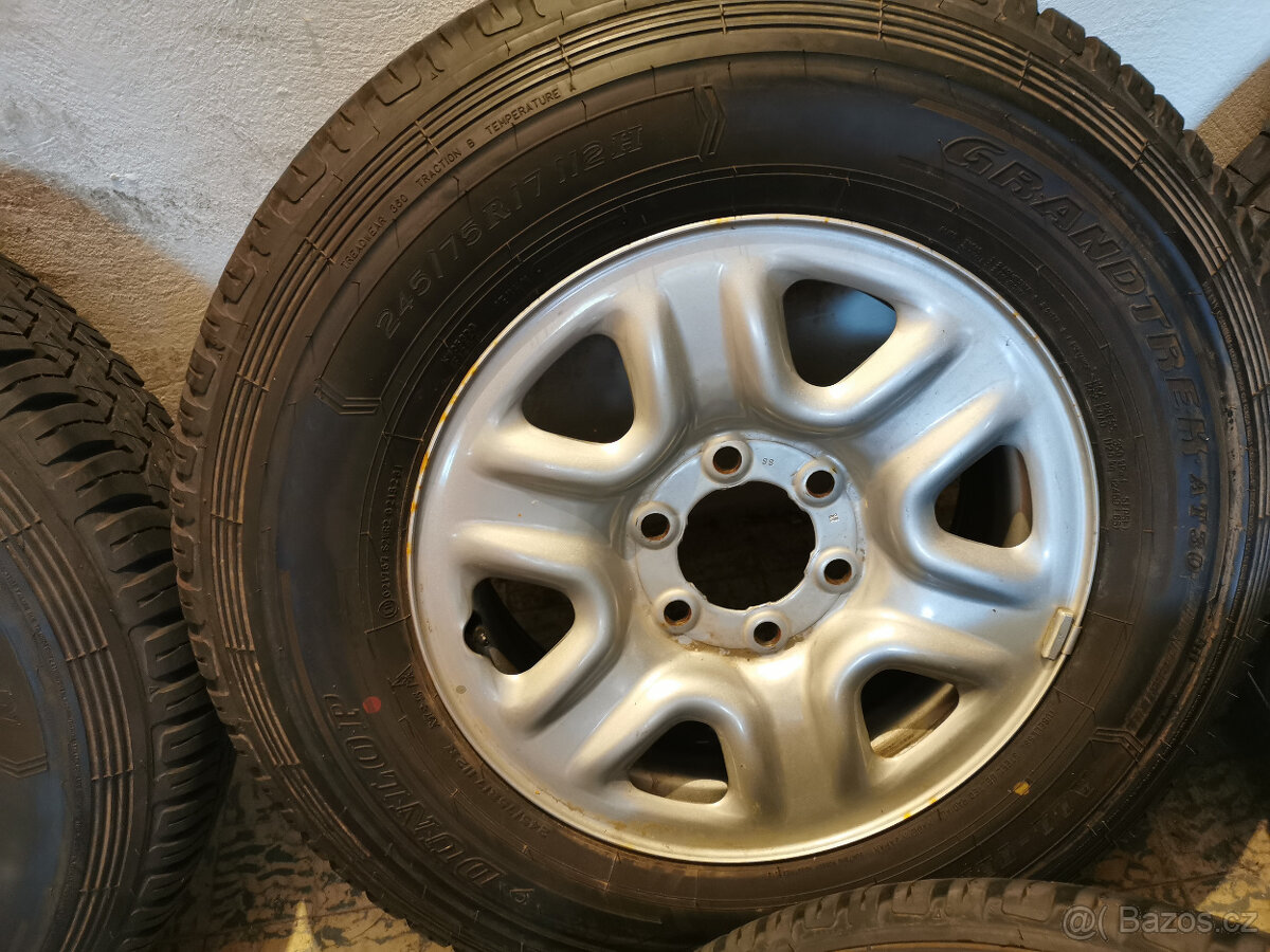 NOVÉ PNEU - 245/75 R17 - terénne Dunlop (4 ks) DOT 22