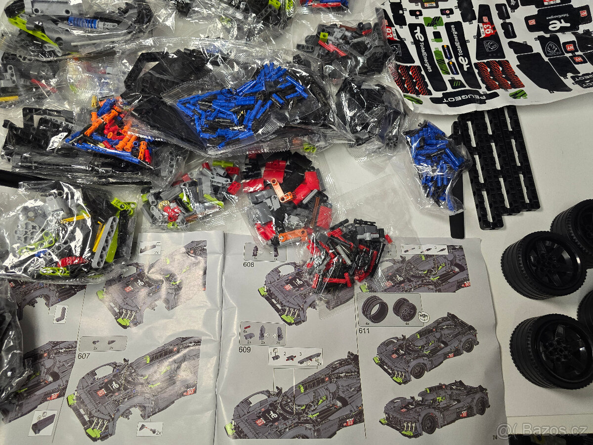 STAVEBNICE Technic 42156 PEUGEOT 9X8 24H Le Mans Hybrid (náh - 2