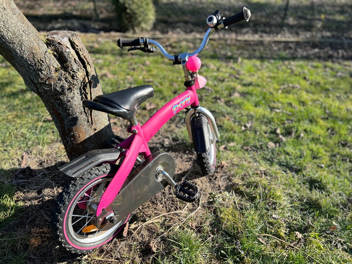 ROYALBABY Pony 2v1 Dětské odrážedlo a kolo 12" - 2