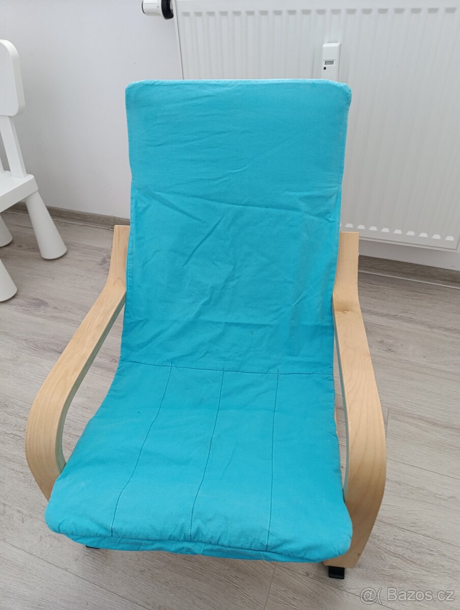 Dětské křeslo IKEA POÄNG + 2 potahy - 2