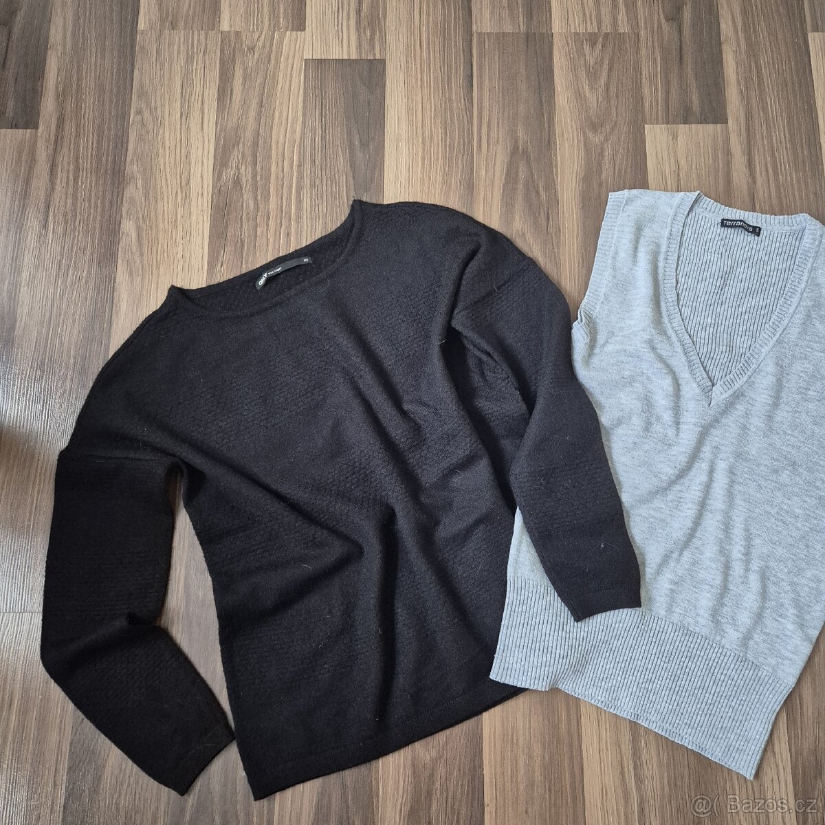 Dámský svetřík +vestička vel.36/S - 2