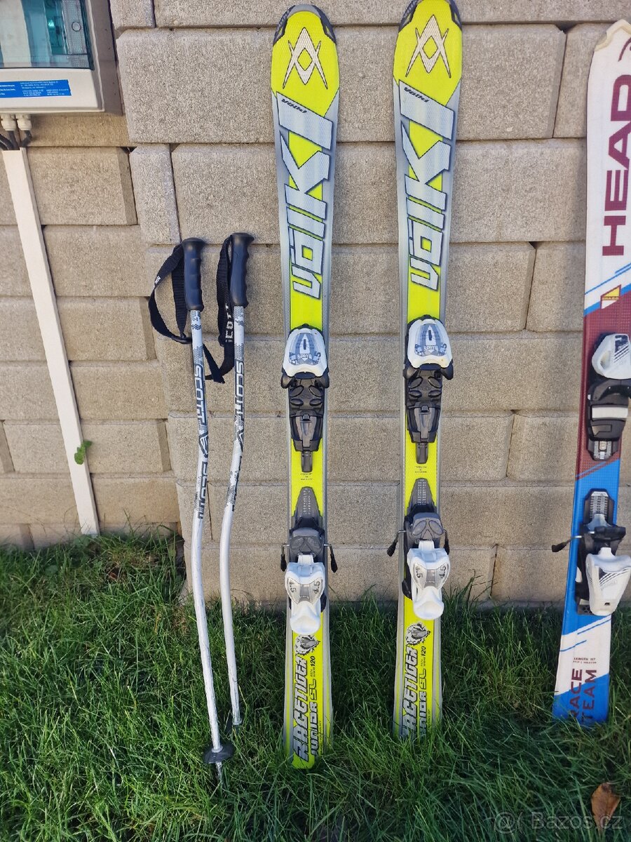 Prodam detske lyze s preskacemi Volki Head cena v popisku - 2