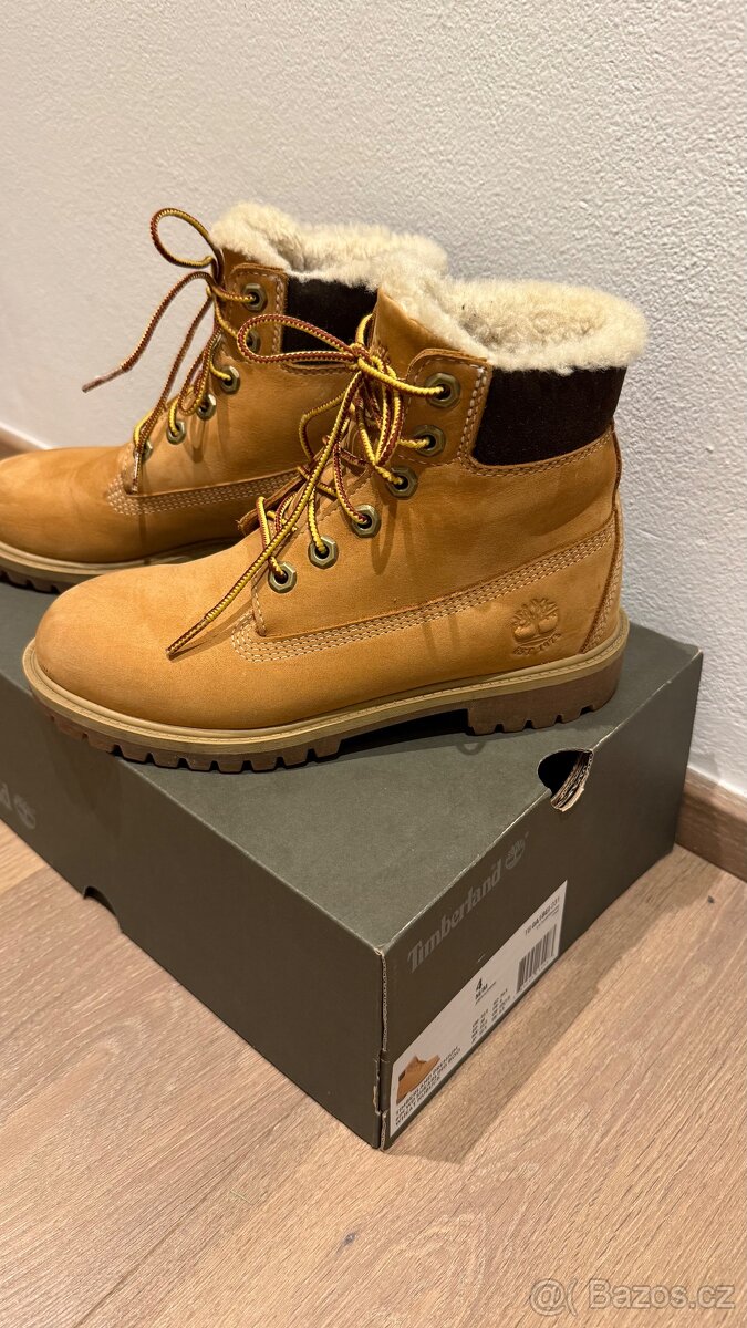 Zimní kožené boty Timberland - 2