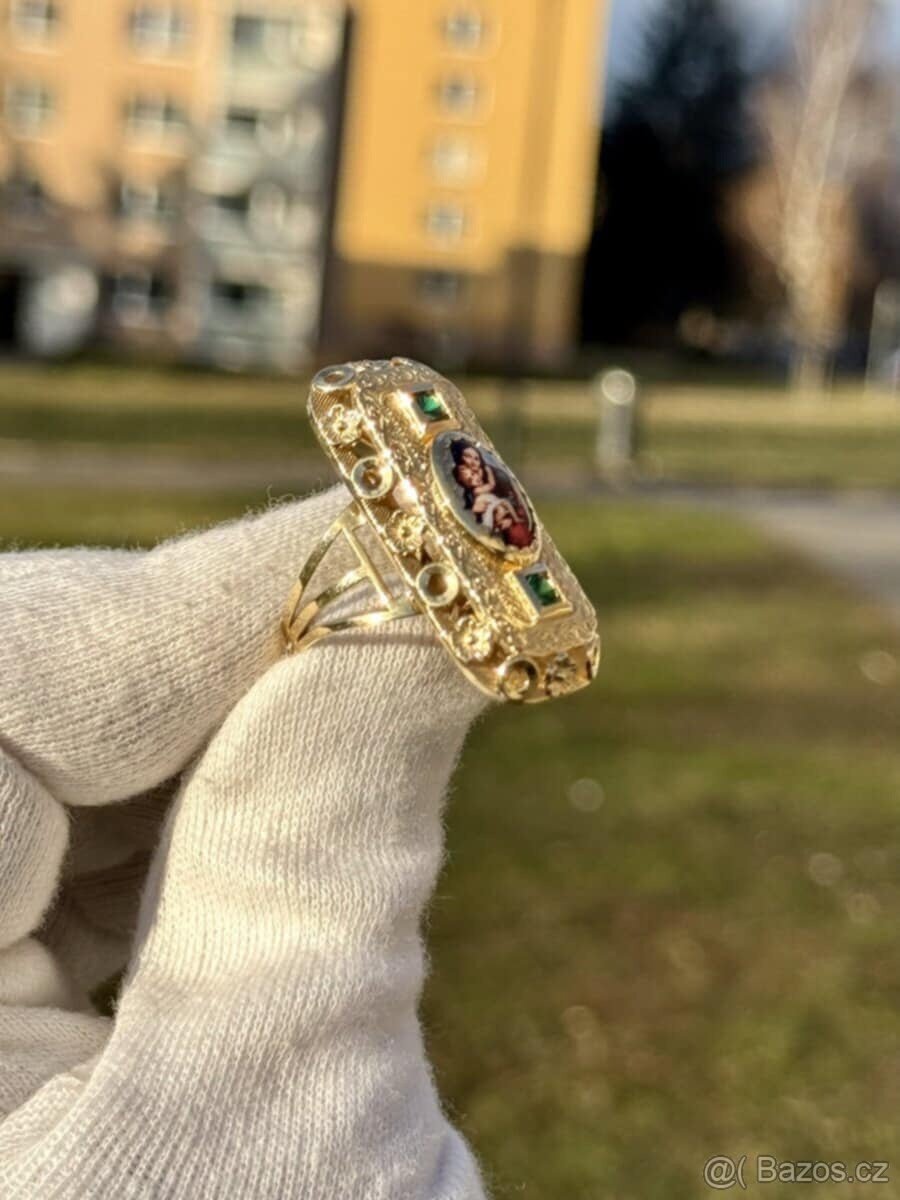 Zlatý prsten 10,32g - 2