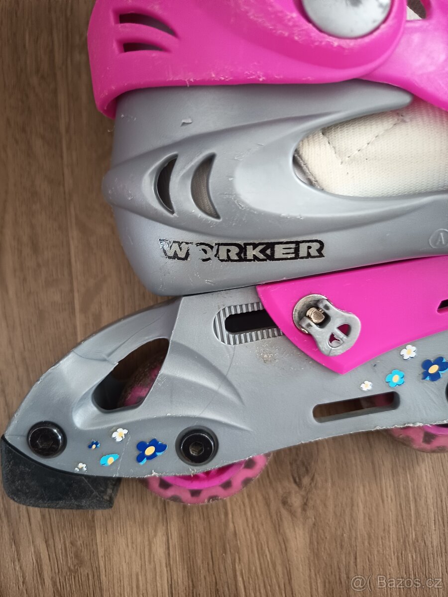 Nastavitelné kolečkové brusle vel 30-33 - 2