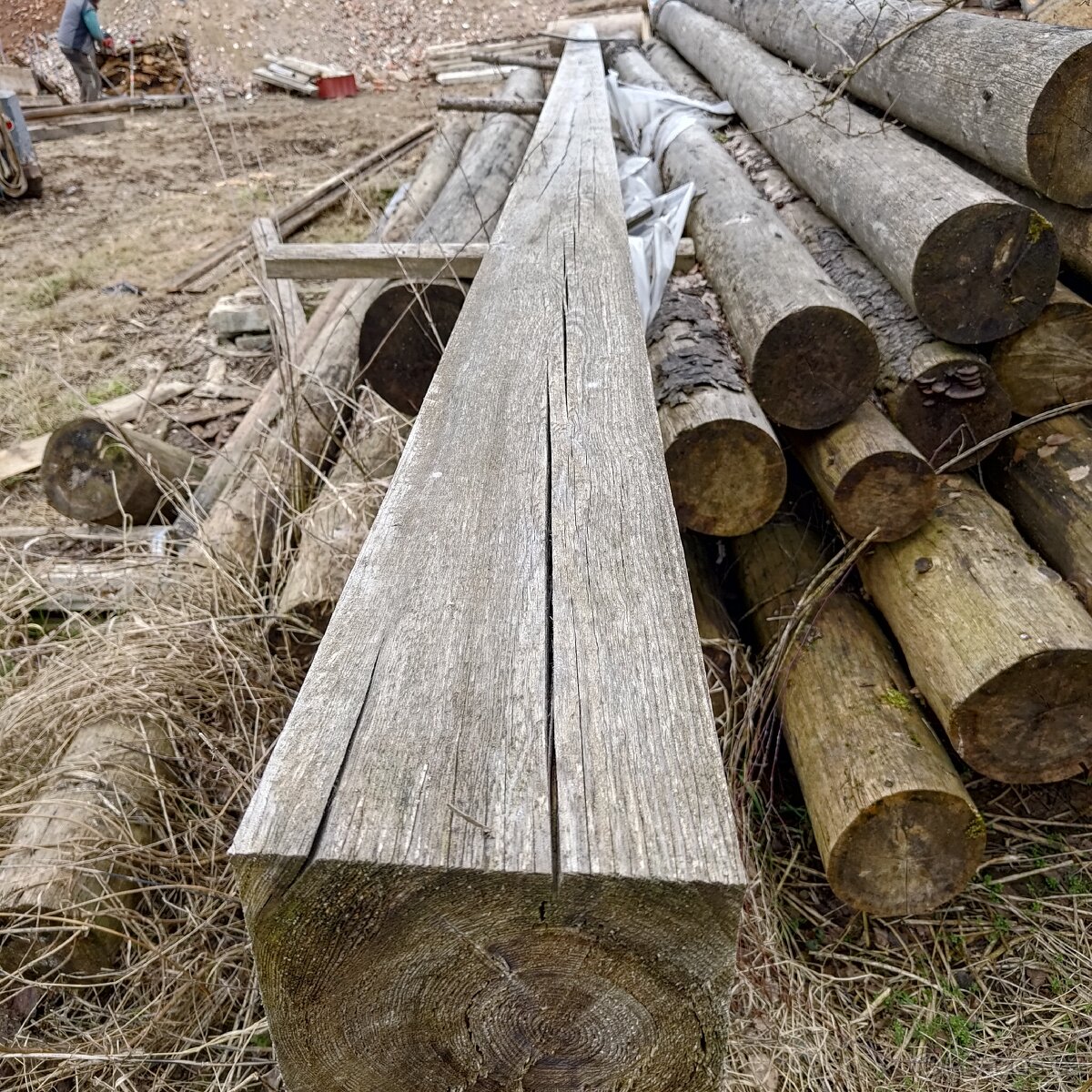 Dřevěný hranol 10 metrů - 2