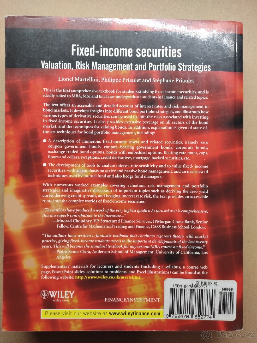 Kniha Fixed-income Securities: Valuation, Risk Management - 2