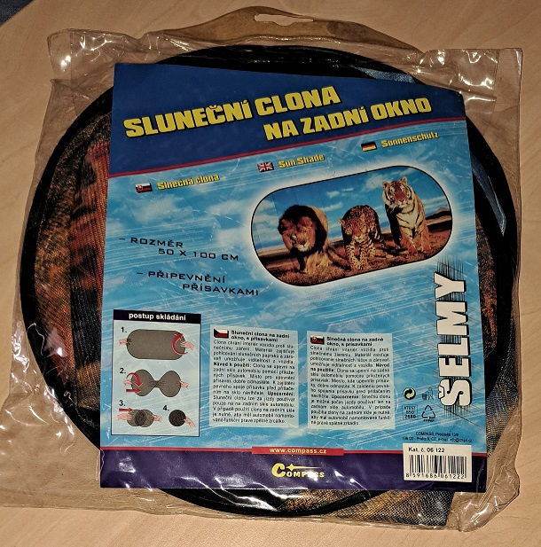 Sluneční clona. - 2