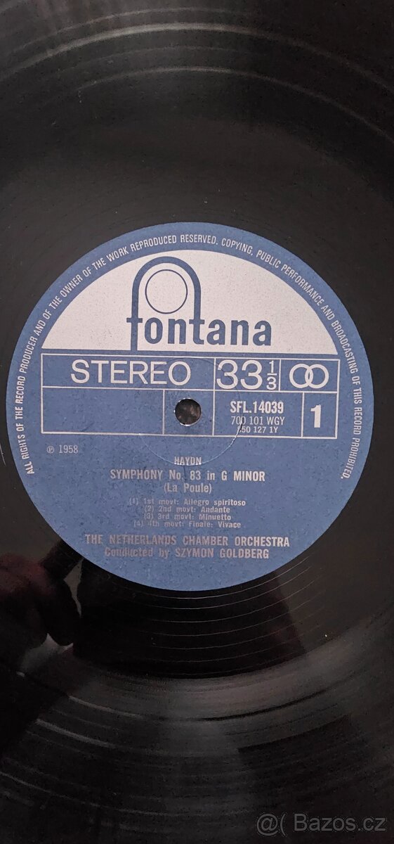LP Haydn - Symphonies Nos. 83 & 57 - 2