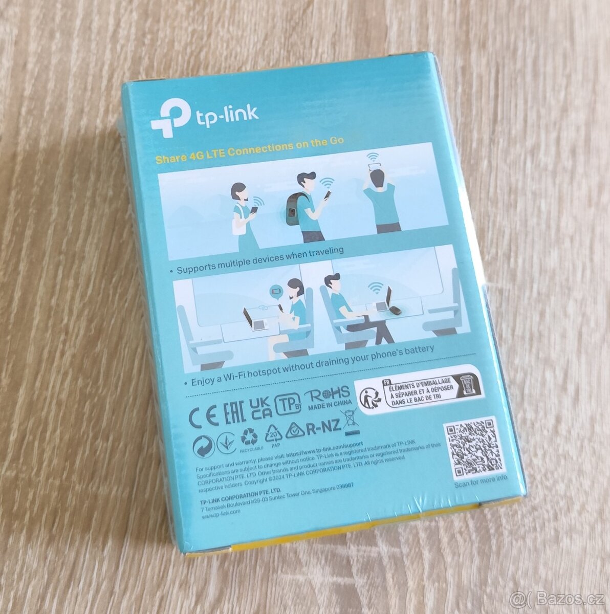 PŘENOSNÝ LTE WI-FI MODEM (ROUTER) TP-LINK M7000 - 2