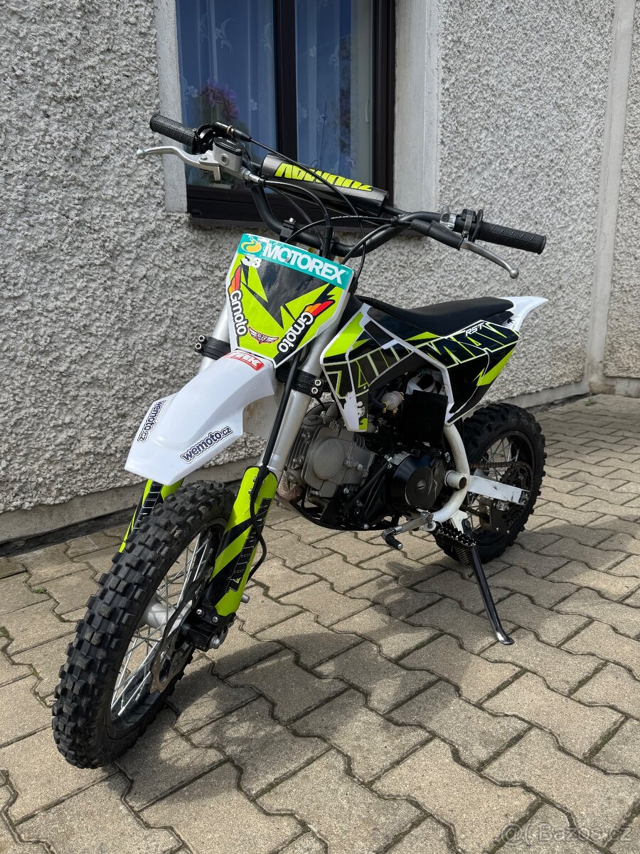 Pitbike 125ccm vel. Kol 14”/12”