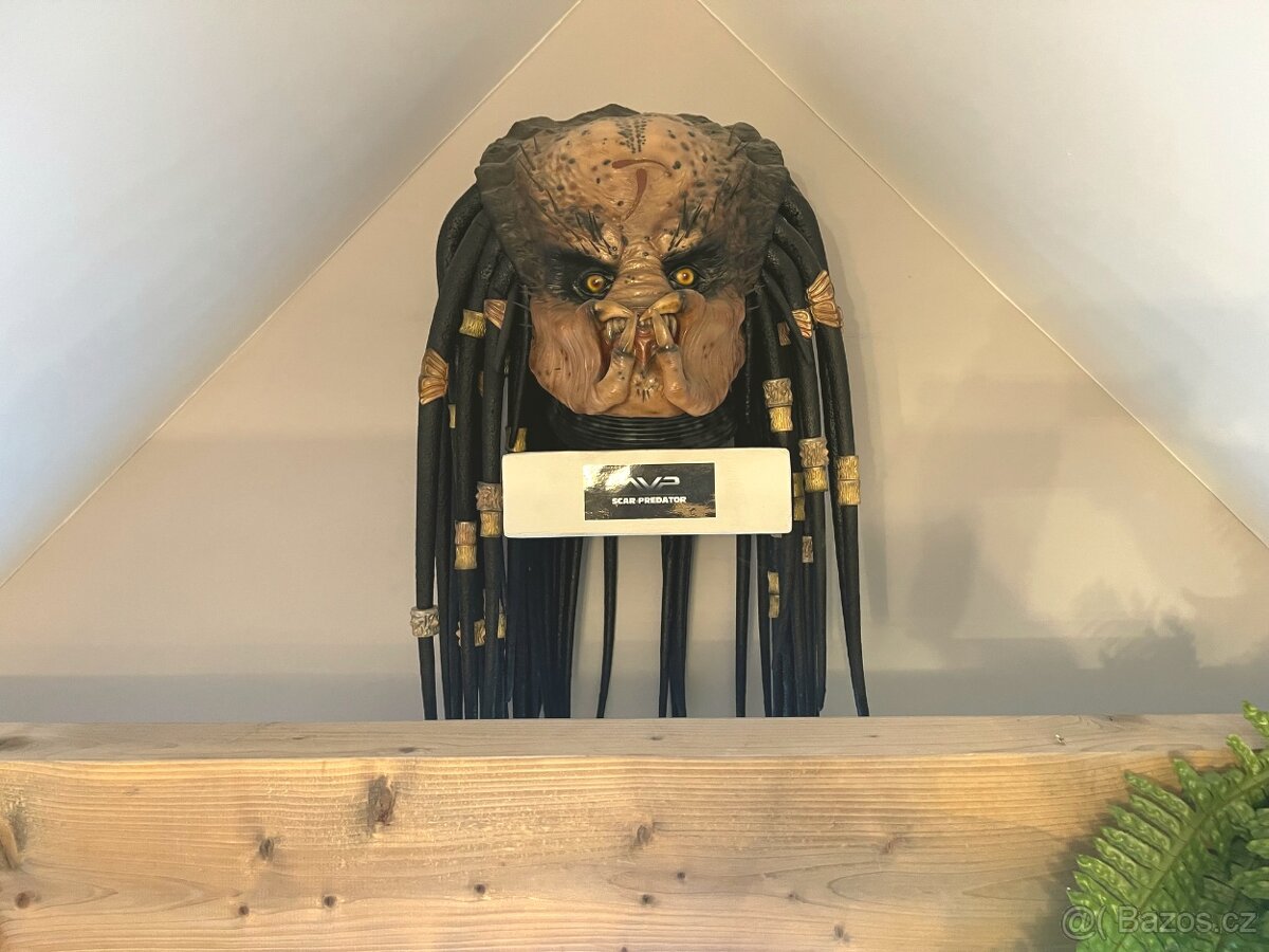Scar Predator life size hlava, AVP, rarita - 2