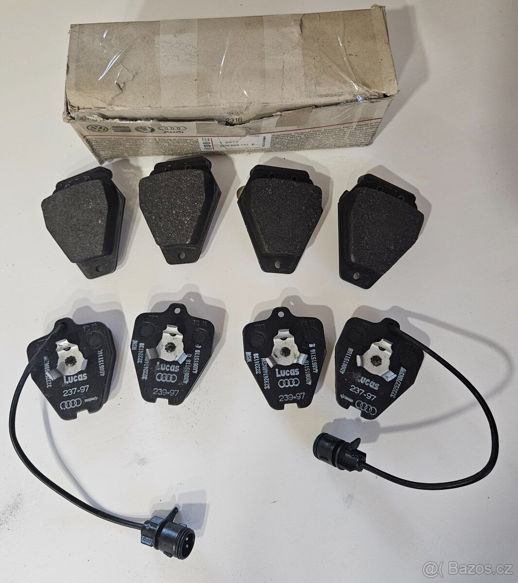 Brzdové platničky Audi A8 D2 - 2