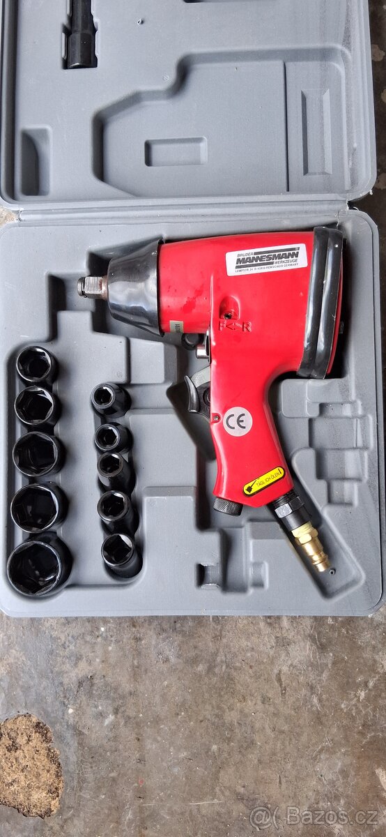Pneumatický rázový šroubovák MANNESMANN 1/2" v kufříku, Art - 2