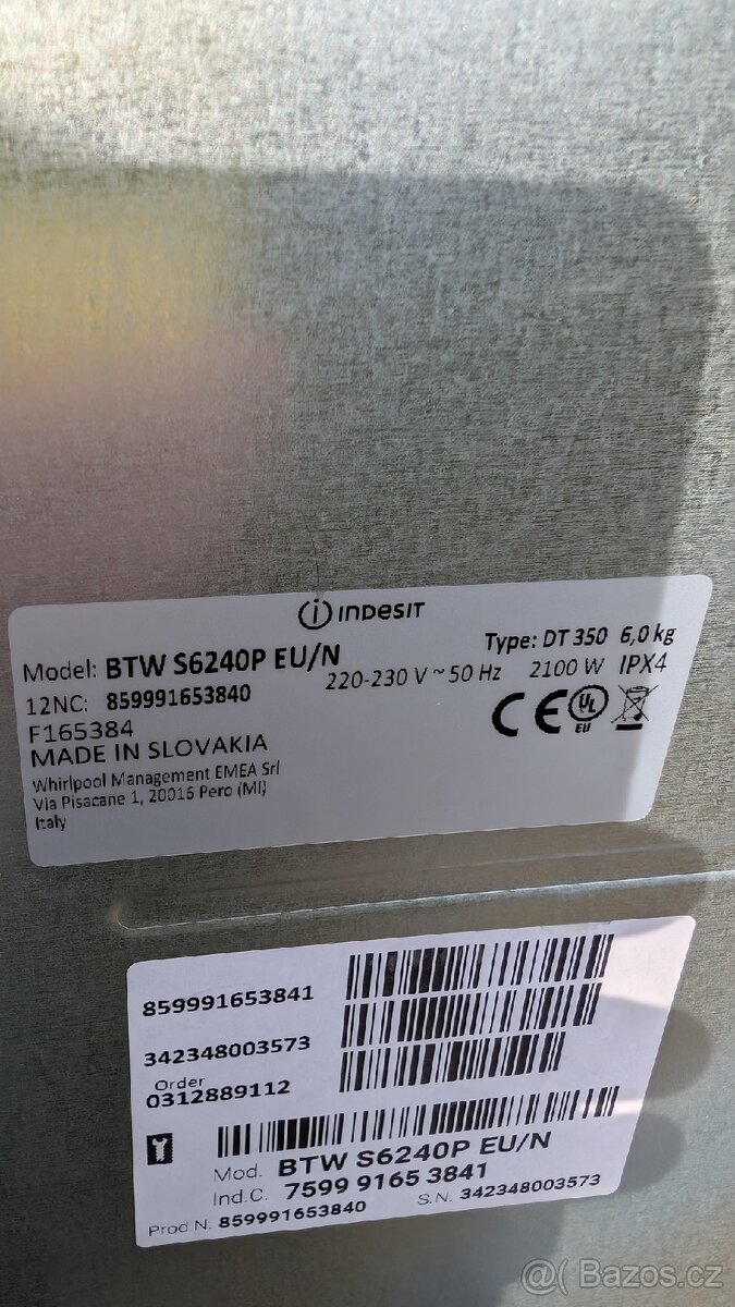 Indesit BTW S6240P - 2