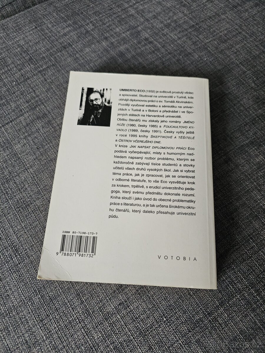 Umberto Eco - Jak napsat diplomovou práci - 2