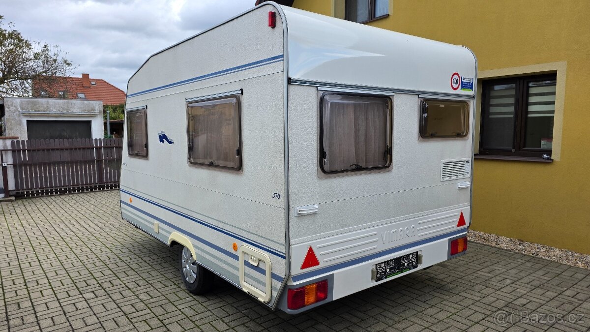 Knaus Vimara 370 (Marcampo), 100 km/h, předstan - 2