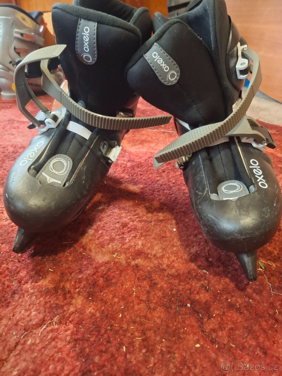 Dětské lední brusle Oxelo, velikost 34-36 - 2