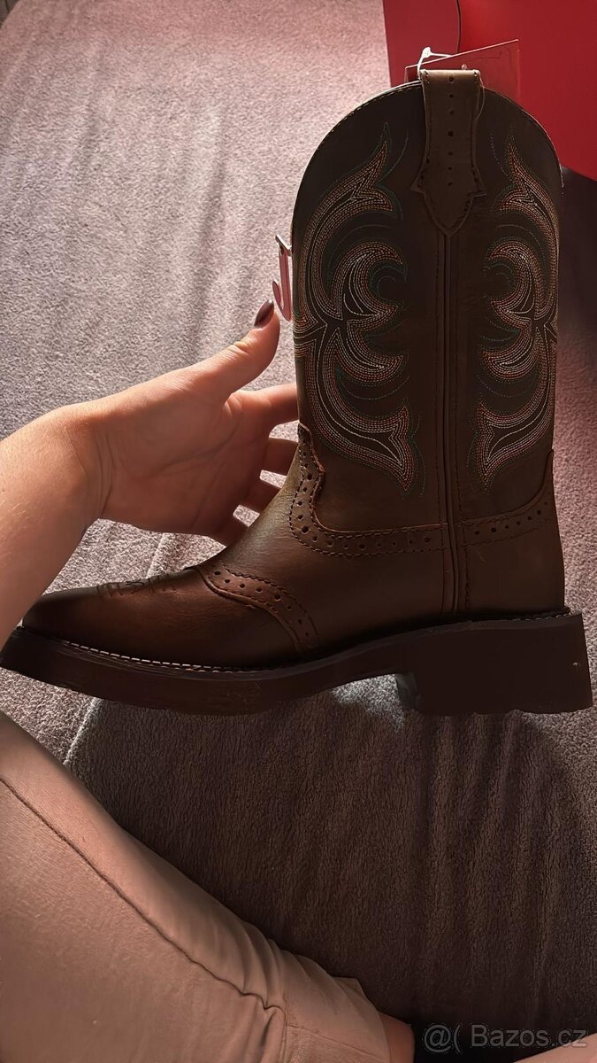 Jezdecké westernové boty Justin boots INJI II vel.39 - 2