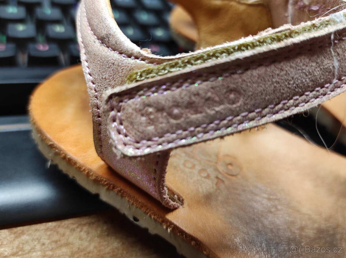 FRODDO FLEXY LIA PINK SHINE vel. 31 barefoot sandály - 2