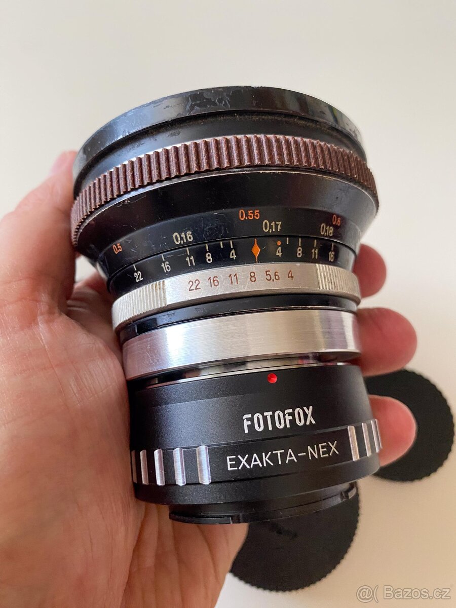 objektiv CARL ZEISS JENA FLEKTOGON 4/20 Exakta+redukce Sony - 2