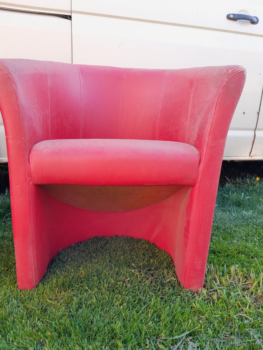 Křesla 2 kusy, použité, velmi pohodlné. - 2