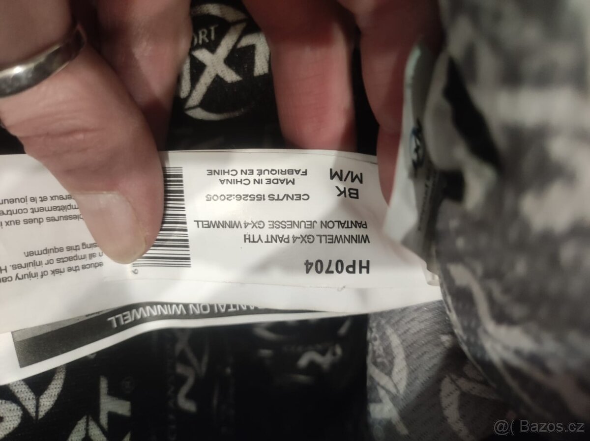 Hokejové kalhoty, ribana, suspenzory, nákrčník - 2