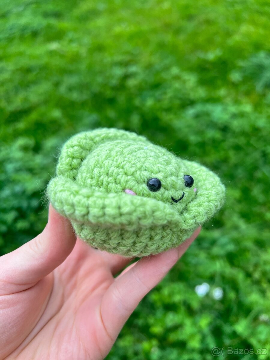 Háčkovaná hračka - růžičková kapusta - 2