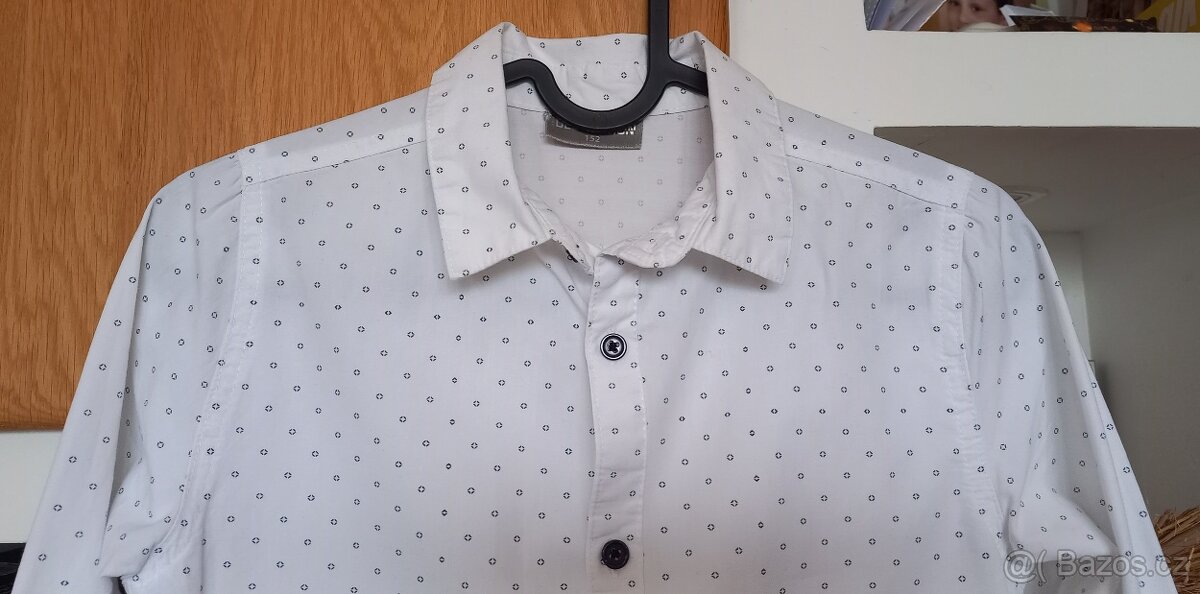 Bílá společenská košile pro kluky Destination 152 - 2