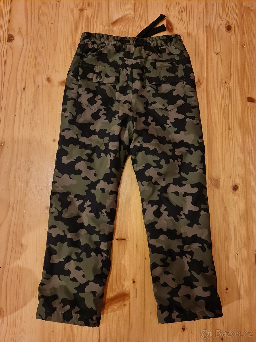Zateplené détské kalhoty 122 - 2