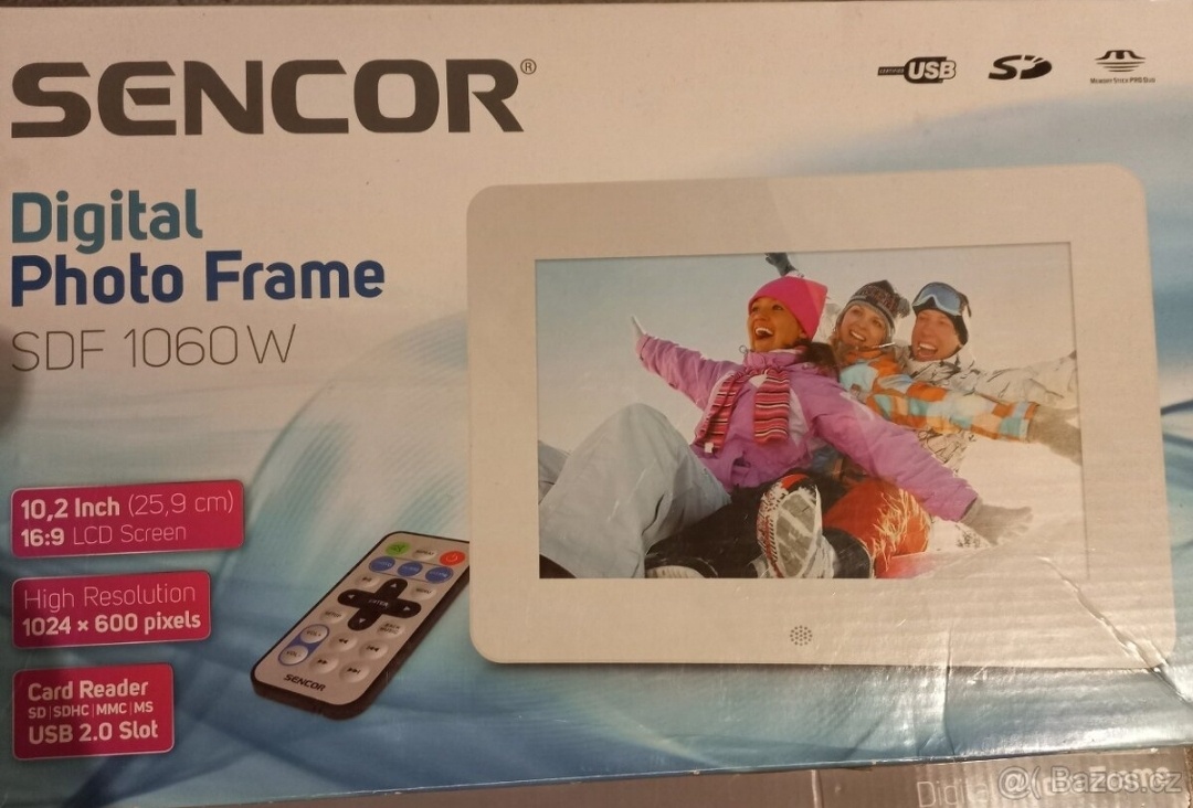 Fotorámeček ,,Sencor SDF 1060W,, - 2
