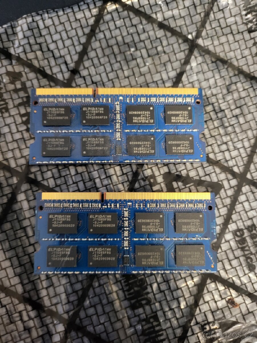 Prodám ELPIDA 2GB 2Rx8 PC3-10600S - 2