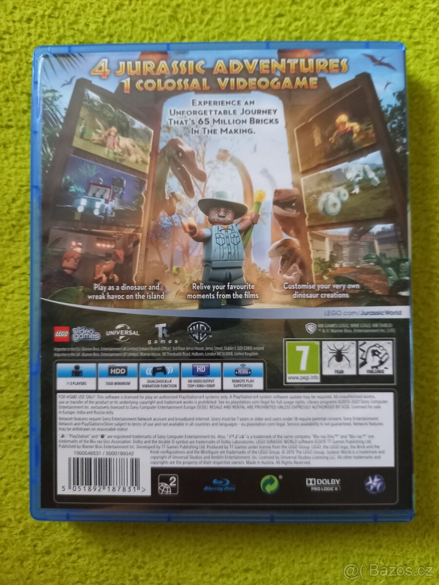 Hra Lego Jurassic World PS4 - 2