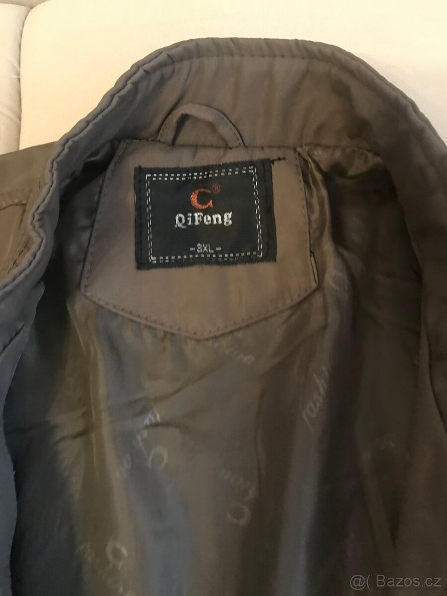 pánská bunda khaki - 2