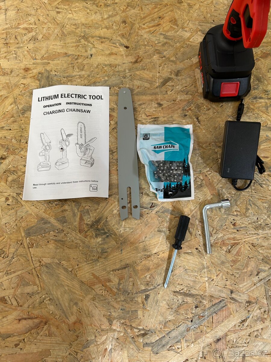 Nová elektrická prořezávací pila 2x baterie - 2