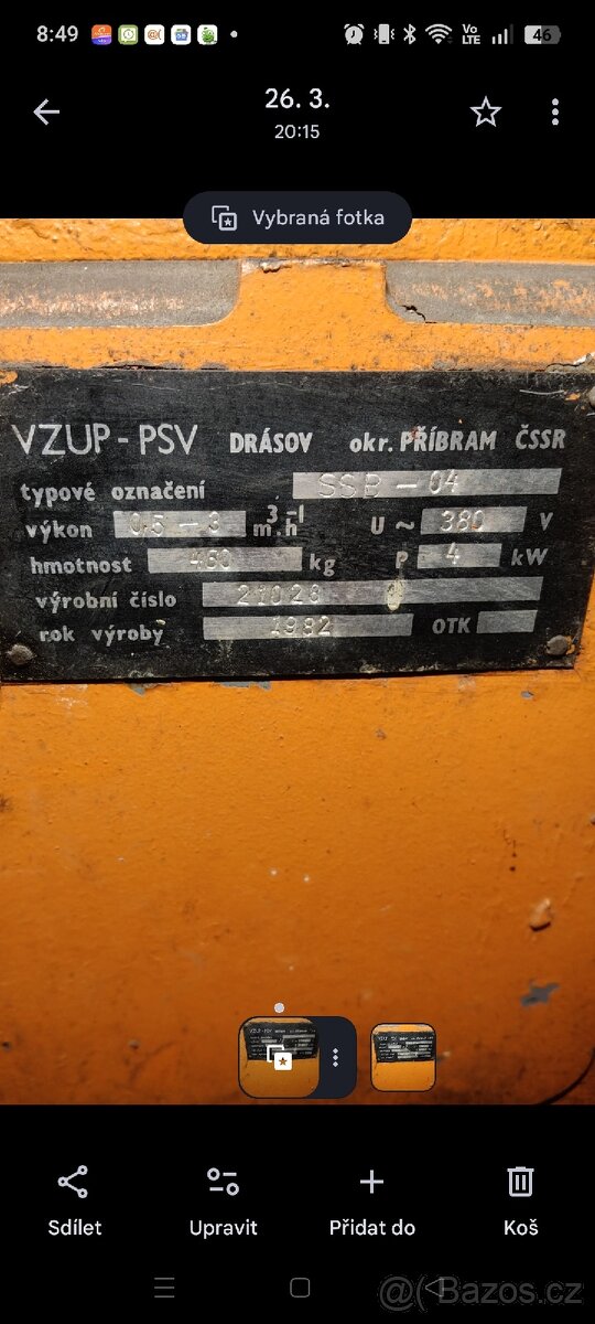 Pumpa, omitacka na maltu/beton - 2